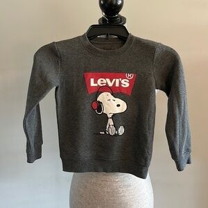 Levi's snoopy sweater 4T
